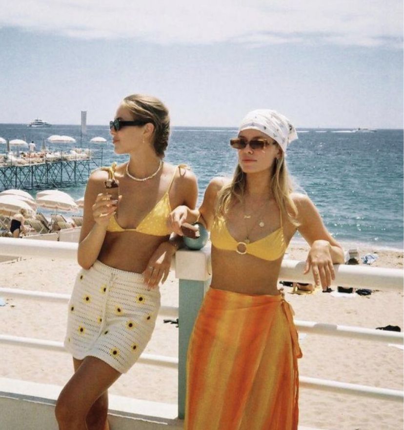 Photo of two members hanging out