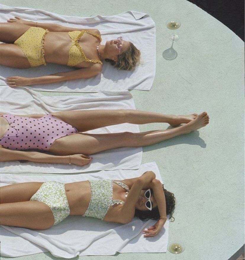 Photo of members relaxing under the sun