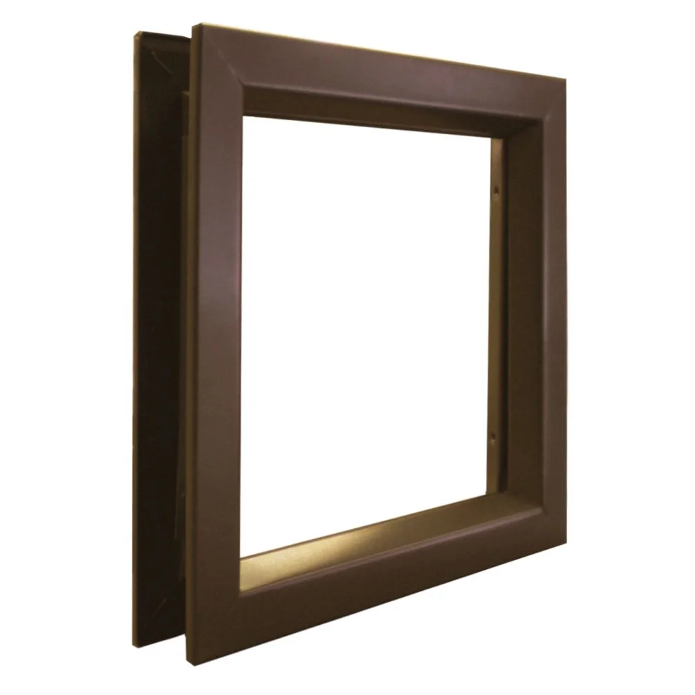 VLFEZ EZLine vision lite in mineral bronze, seen at an angle, with a wide beveled trim