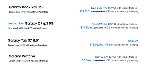 Sample savings