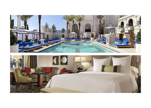 rooms and pool