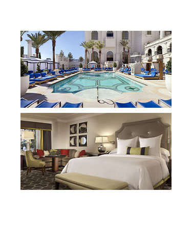 rooms and pool