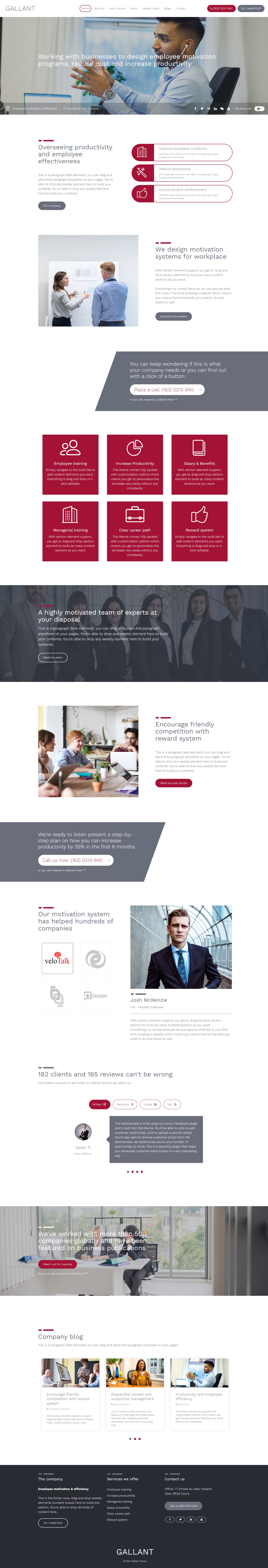 Gallant weebly themes for modern websites