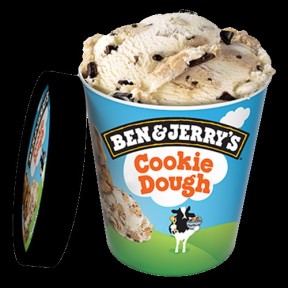 b&j cookie dough 465ml