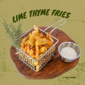 lime thyme fries