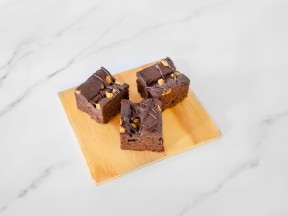 caramel schoko nut brownie