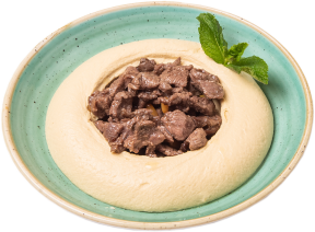 hummus bi lahme