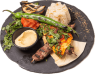 shish kafta mit reis