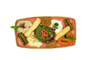 mezze mix für 2 person / mezze mix for 2 persons