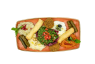 mezze mix für 2 person / mezze mix for 2 persons