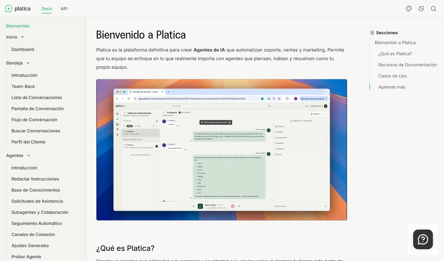 Documentación Platica