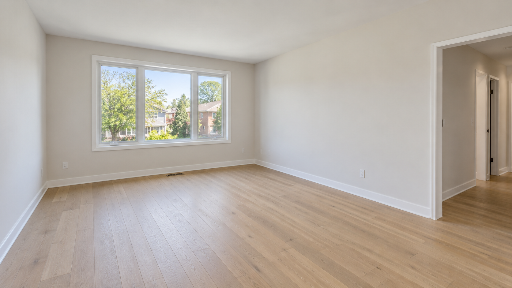 Original empty room photo