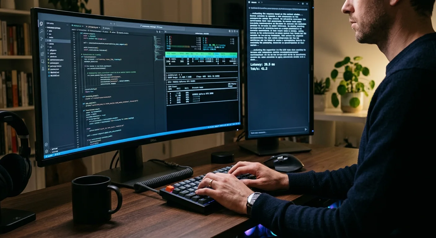 Optimisation de l'inférence locale : un équilibre délicat entre VRAM, latence et débit.