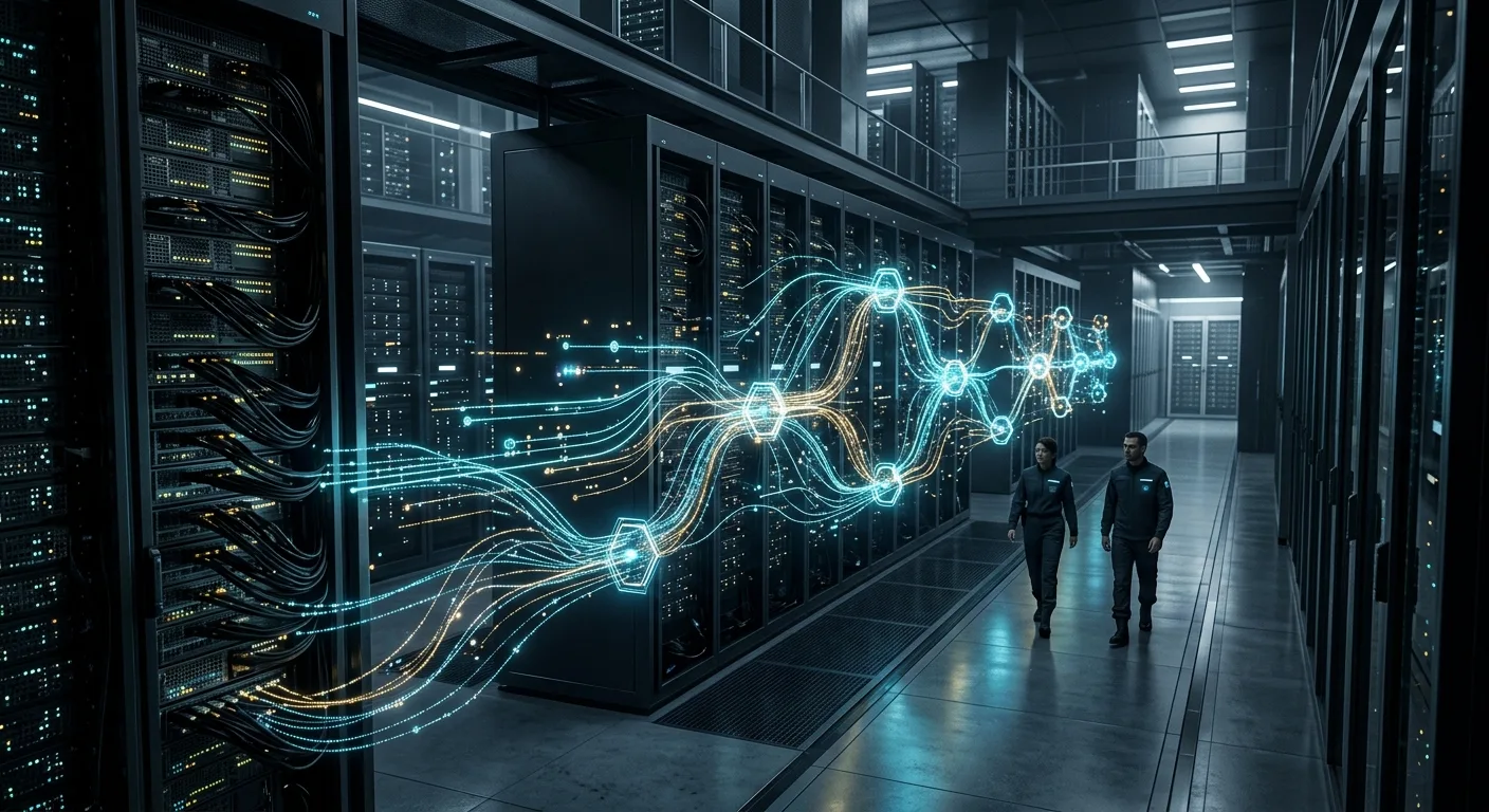 Représentation schématique de l'architecture d'agents et de l'orchestration cloud pour Gemini Workspace.