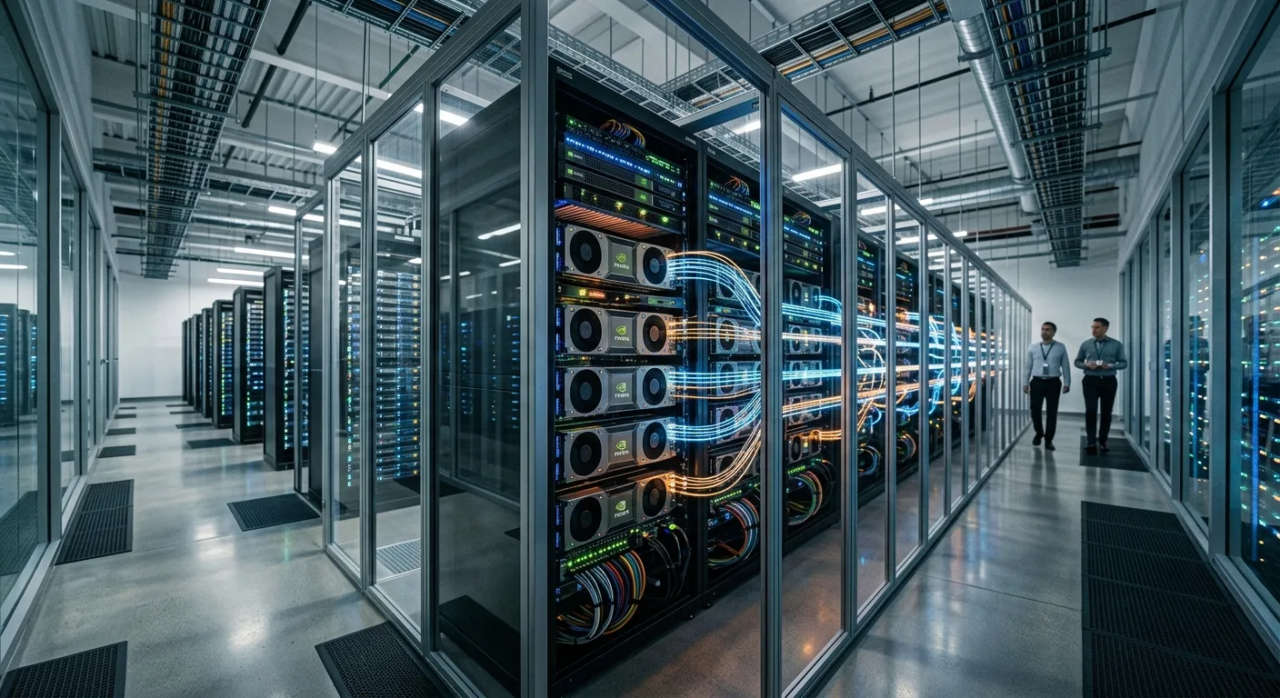 Serveurs d'inférence GPU optimisés pour l'exécution d'agents autonomes en entreprise.
