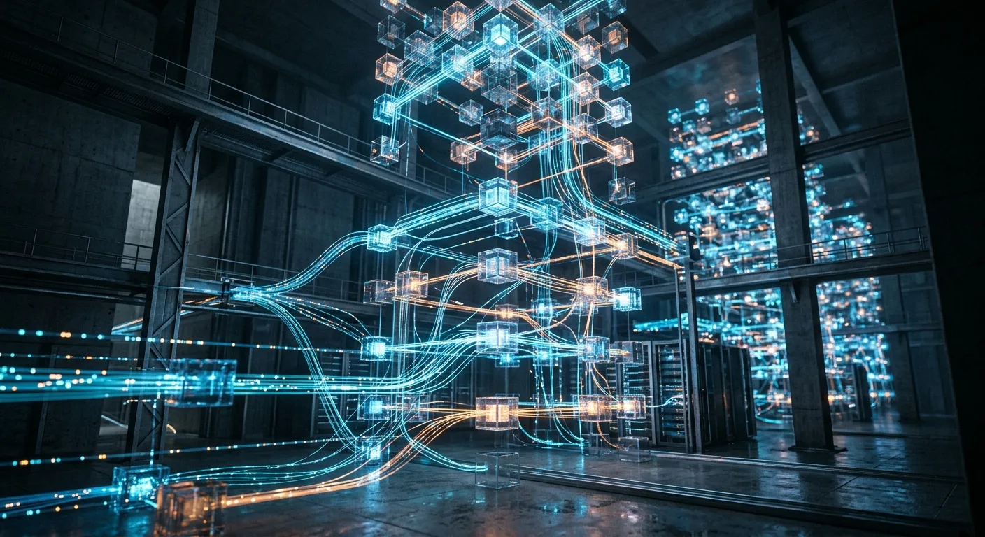 Représentation abstraite de l'infrastructure de cloud computing supportant les 'Skills' de Gemini.