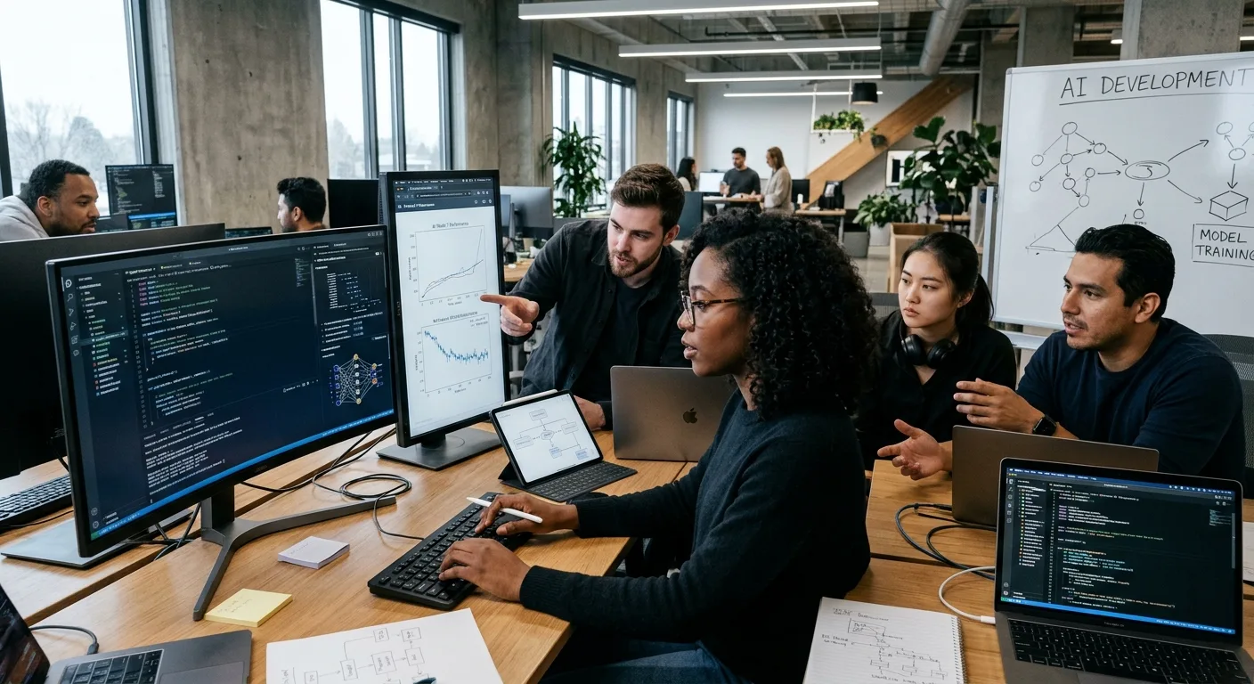 Équipe Astoïk en pleine collaboration sur le déploiement d'agents IA.