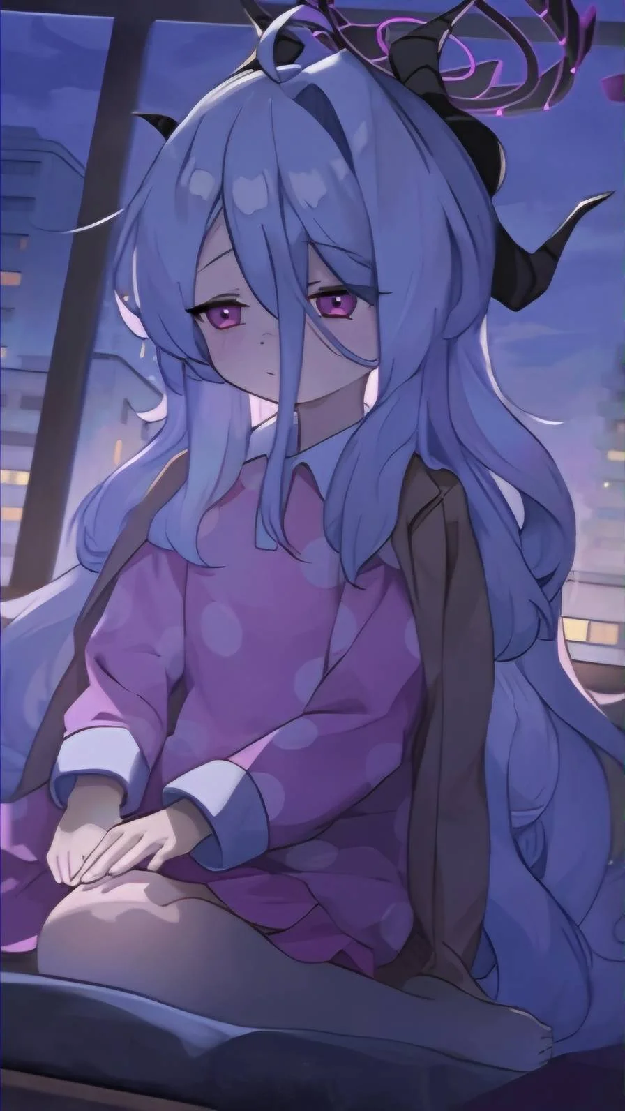 Sleep doesn't come easy, especially not to her.