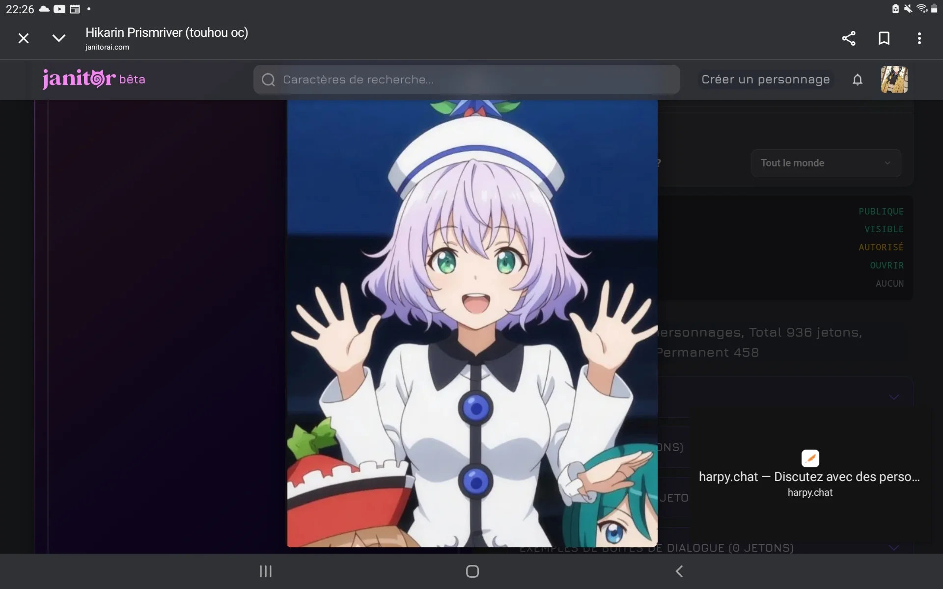 Hikarin Prismriver touhou oc