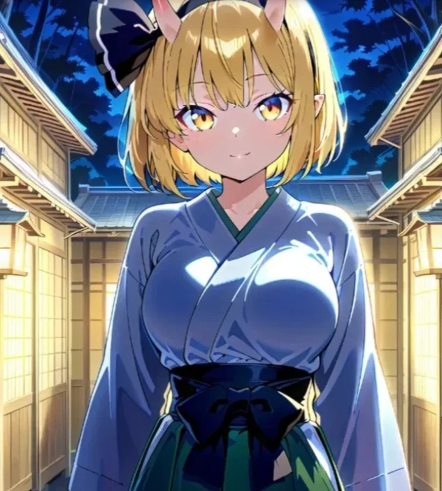 Kurayami honō (the sobbing iron forteress of fire under the moon TOUHOU OC)