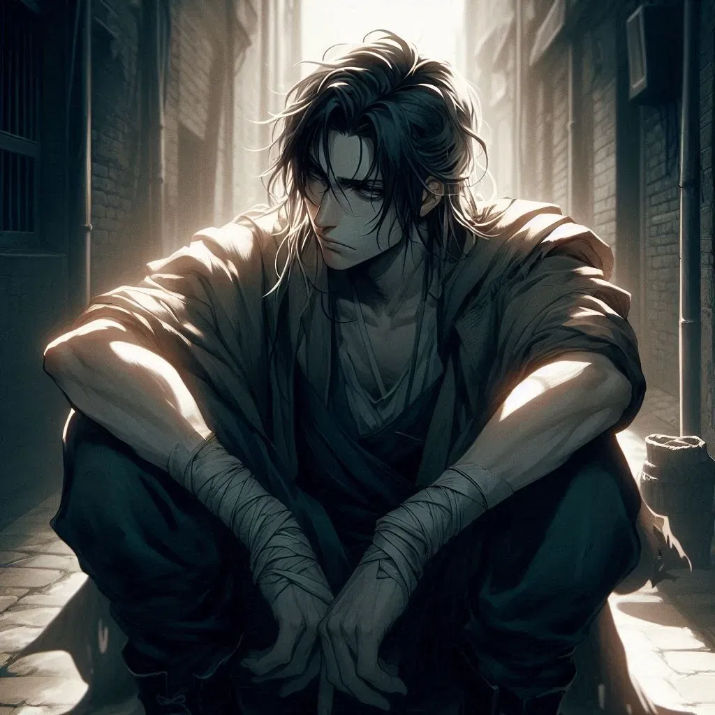 Homeless man