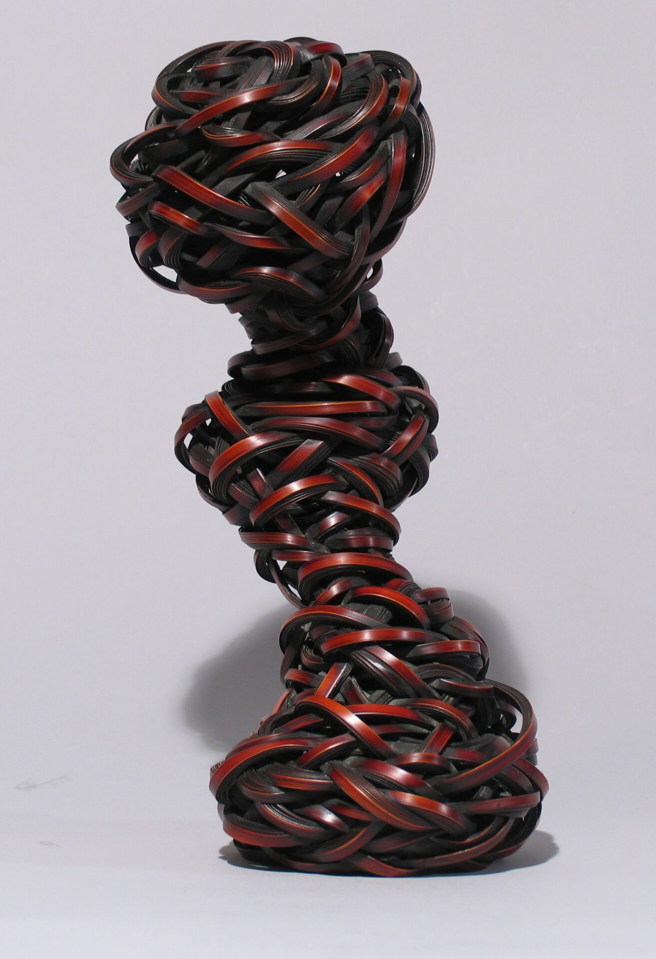 Jiro Yonezawa (Japan, b. 1956), “Monk”, 2003. Bamboo, 8 x 6 in. (20.32 x 15.24 cm). ASU Art Museum, Gift of Diane and Sandy Besser Collection, 2004.037.020