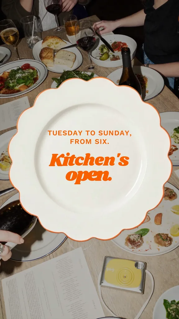 Kitchen’s open restaurant promo video template | Async