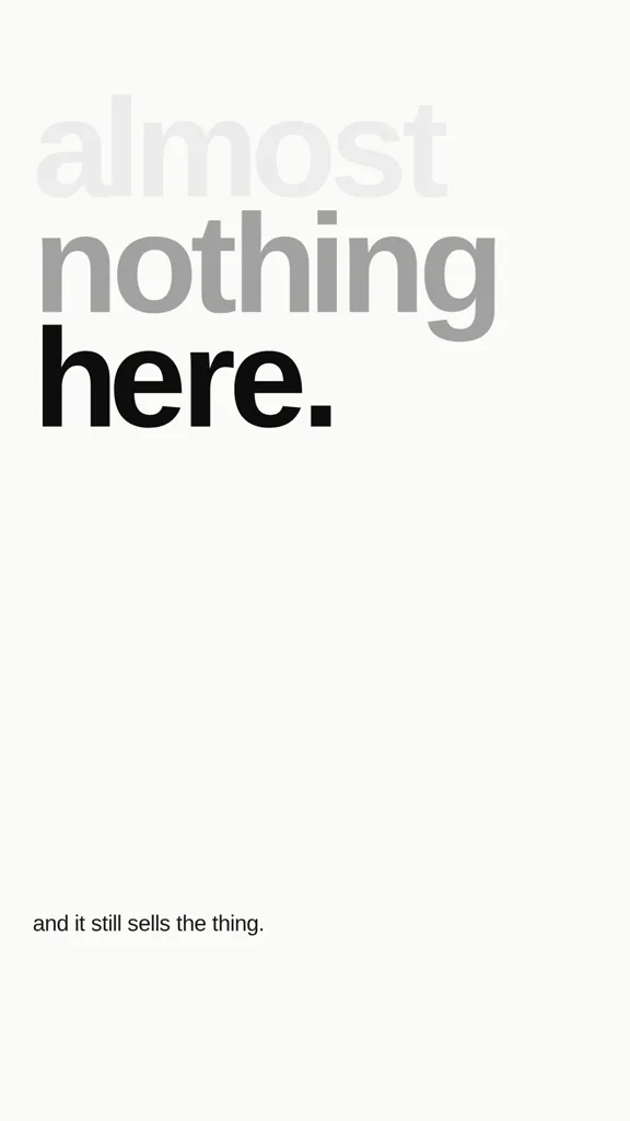 Near Nothing