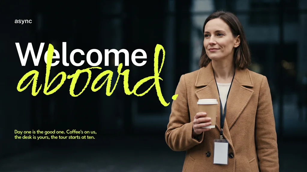 Welcome Aboard