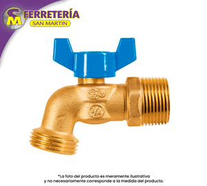 LLAVE JARDIN ESFERA 3/4" 49054(FOSET)