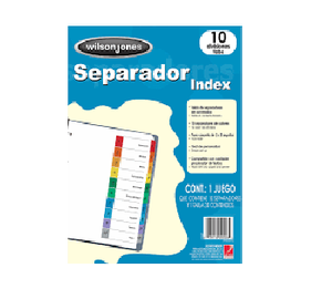 SEPARADOR 1-10 WILSON JONES ACCO