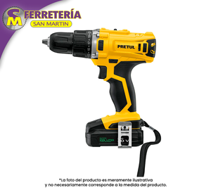 TALADRO INALAMBRICO 1/2" 20V 26118(PRETUL)