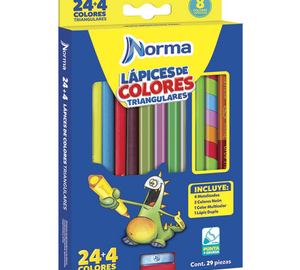 COLORES NORMA X 28 TRIANGULARES