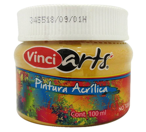 PINTURA ACRILICA MARILLO CLARO 100ml VINCI