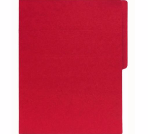 FOLDER OFICIO BROCHE ROJO BACO