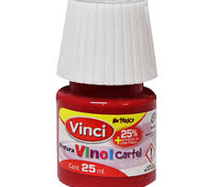 PINTURA CARTEL ROJO CARMESI 25ml VINCI