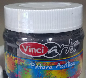 PINTURA ACRILICA NEGRO 100ml VINCI