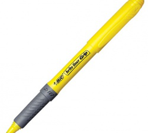 MARCATEXTOS DELGADO AMARILLO MARKING GRIP BIC