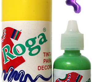 PINTURA TEXTIL AMARILLO 120ML ROGA