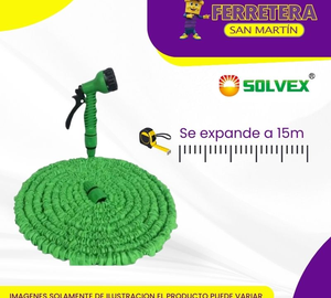 MANGUERA EXPANDIBLE 5-15MT VT-99001008 SOLVEX