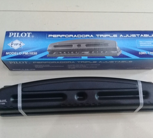 PERFORADORA TRIPLE AJUSTABLE PILOT