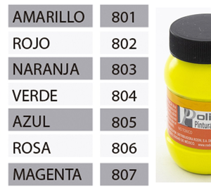 PINTURA ACRILICA 100ml AZUL FLUOR RODIN