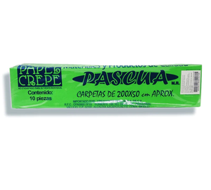 PAPEL CREPE VERDE LIMON PASCUA