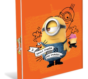 CARPETA CARTA 1'' MINIONS DAMPEX