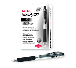 BOLIGRAFO WOW GEL 0.7mm NEGRO K437CR PENTEL