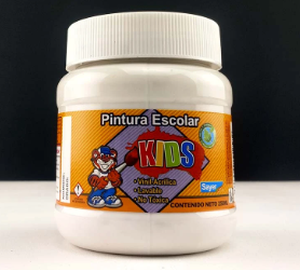 PINTURA ESCOLAR KIDS BLANCO 250ml SAYER