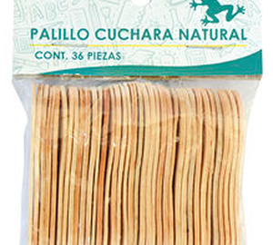 PALILLO CUCHARA NATURAL 36 PIEZAS