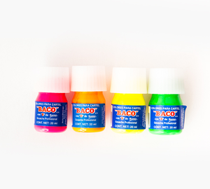 PINTURA CARTEL FLUORESCENTE NARANJA RADIAN 20ml BACO