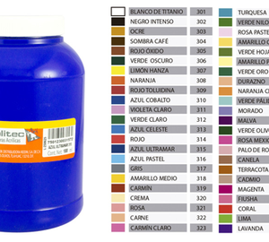 PINTURA ACRILICA 339 CANELA 1000 ml RODIN