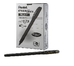 BOLIGRAFO 0.7mm ENERGEL NEGRO BL417 PENTEL